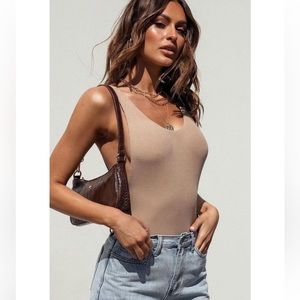 Princess Polly Yolando Beige Bodysuit